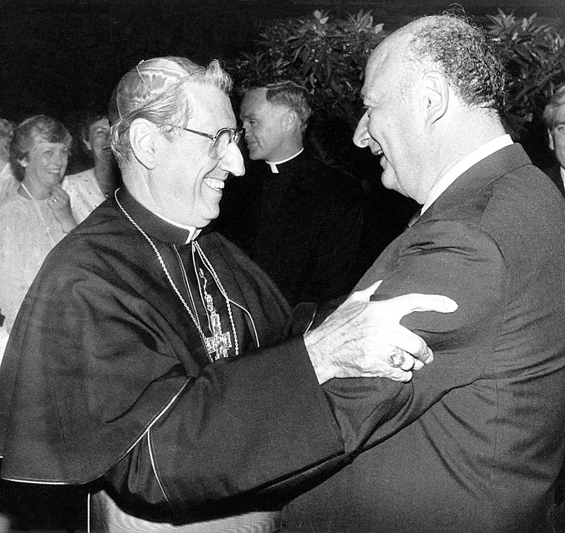 FRIENDSHIP AND SUPPORT—Apart from being two larger than life figures in New York, Cardinal O’Connor and Mayor Edward Koch also were the best of friends, despite their differences on many issues of public life.