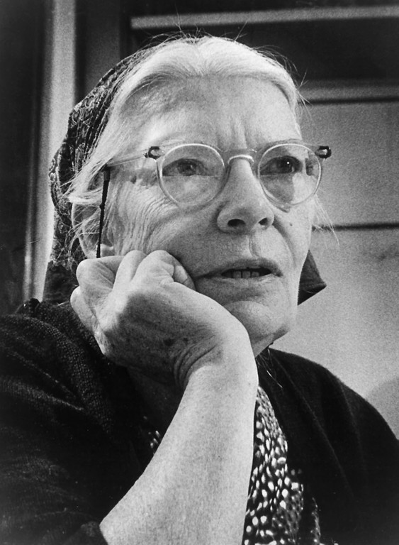 Dorothy Day, co-founder of the Catholic Worker Movement, is pictured in an undated photograph.