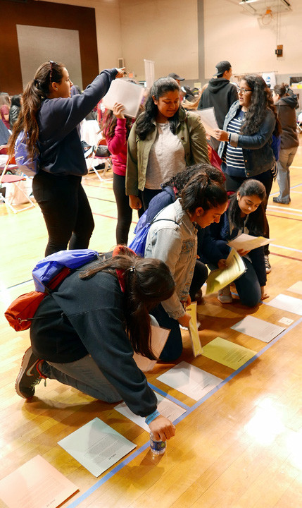 Also at New York Catholic Youth Day April 30, they participate in “Mercy Games,” including a travel game from Catholic Relief Services called “Crossroads of the World.