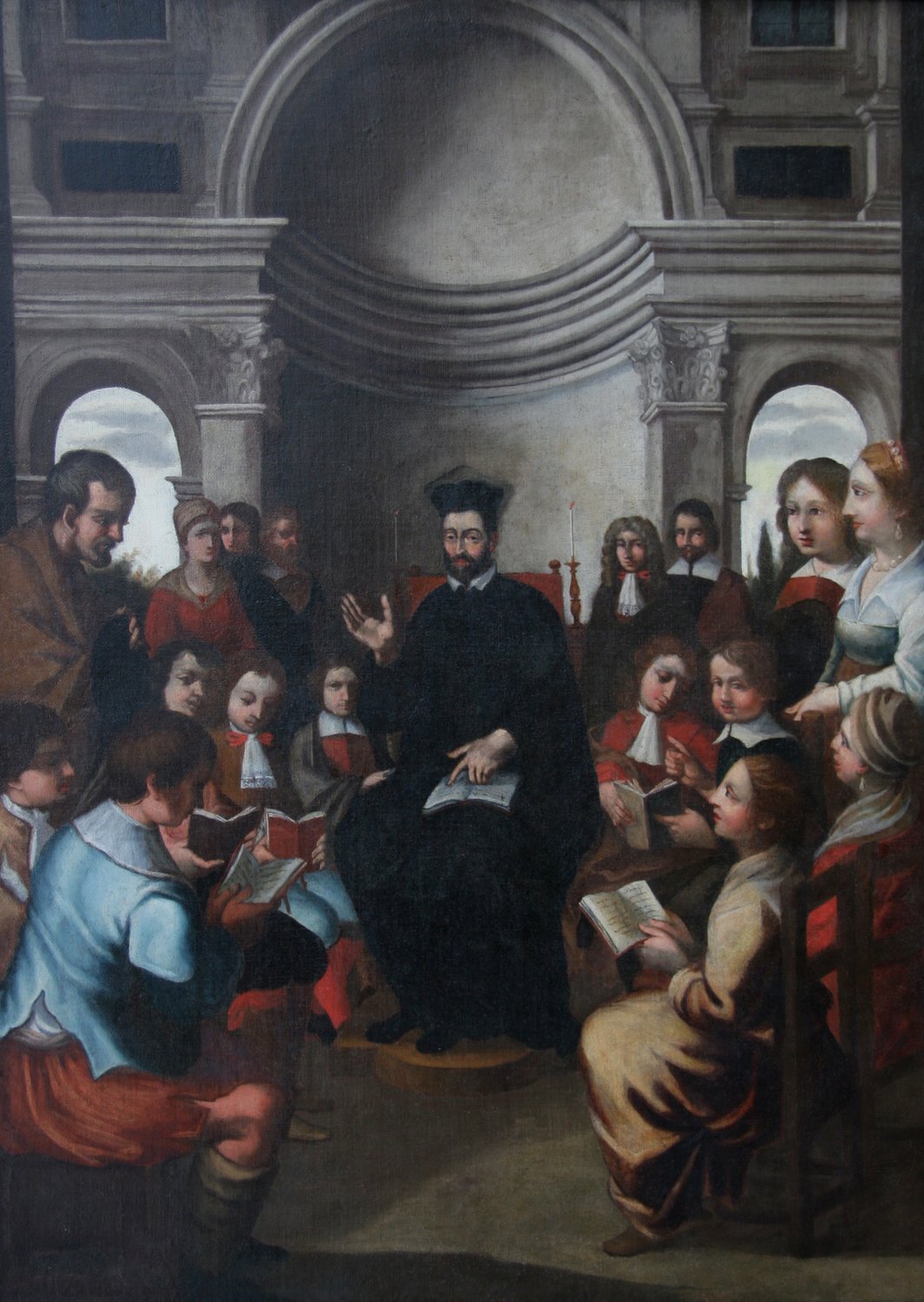 Blessed César de Bus, who was born in 1544 in France and founded the Christian Doctrine Fathers, is pictured in a painting. He is among 10 new saints to be proclaimed by Pope Francis at a May 15 Vatican canonization ceremony.