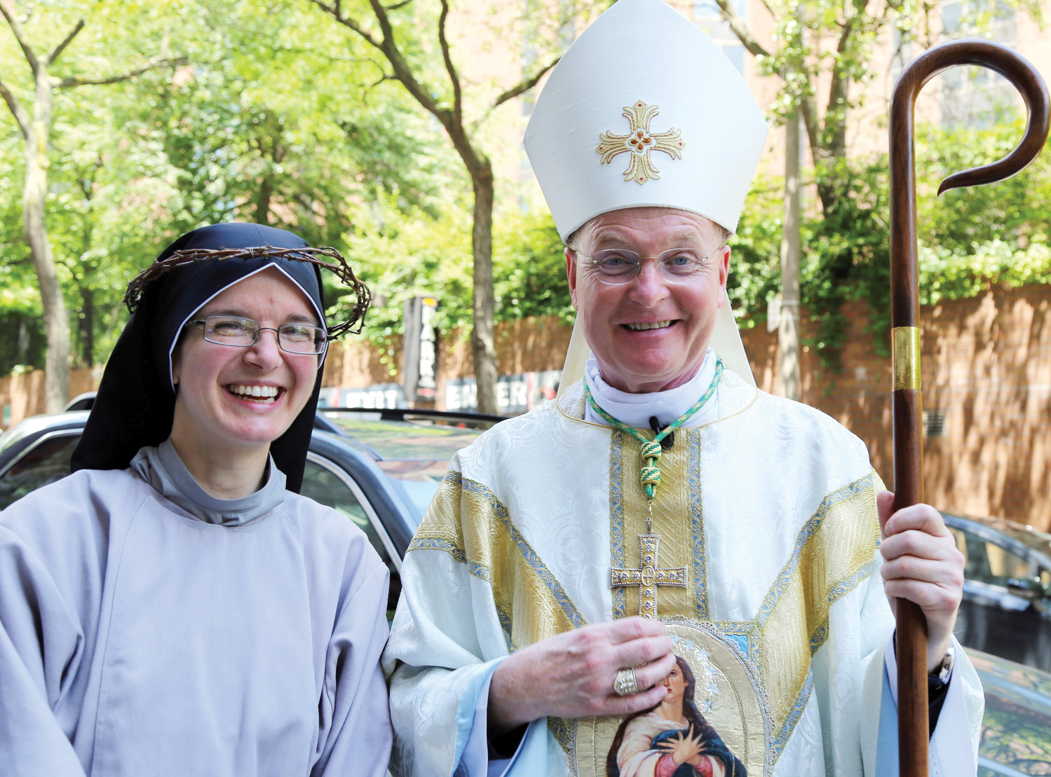 Sister Josephine Marie of Mercy, C.F.R., received the final vows at Our Lady of Good Counsel Church in Manhattan, where Auxiliary Bishop Edmund Whalen celebrated the June 4 Mass.