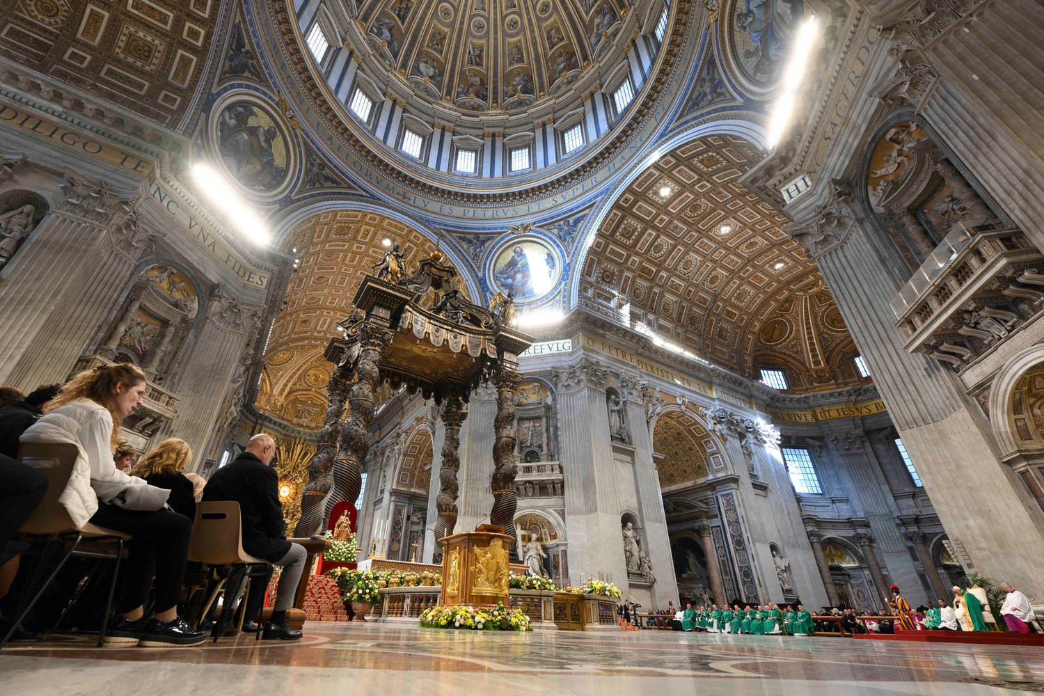 Pope Francis celebrates Mass for the World Day of the Poor Nov. 13 in St. Peter’s Basilica at the Vatican.