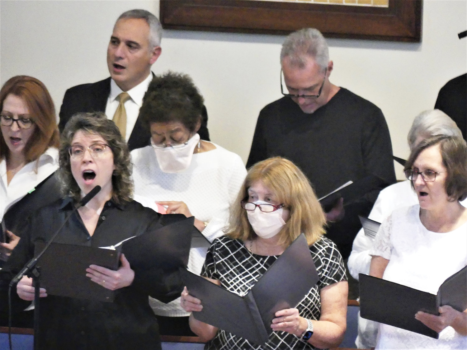 Members of the choir share their gift of song.